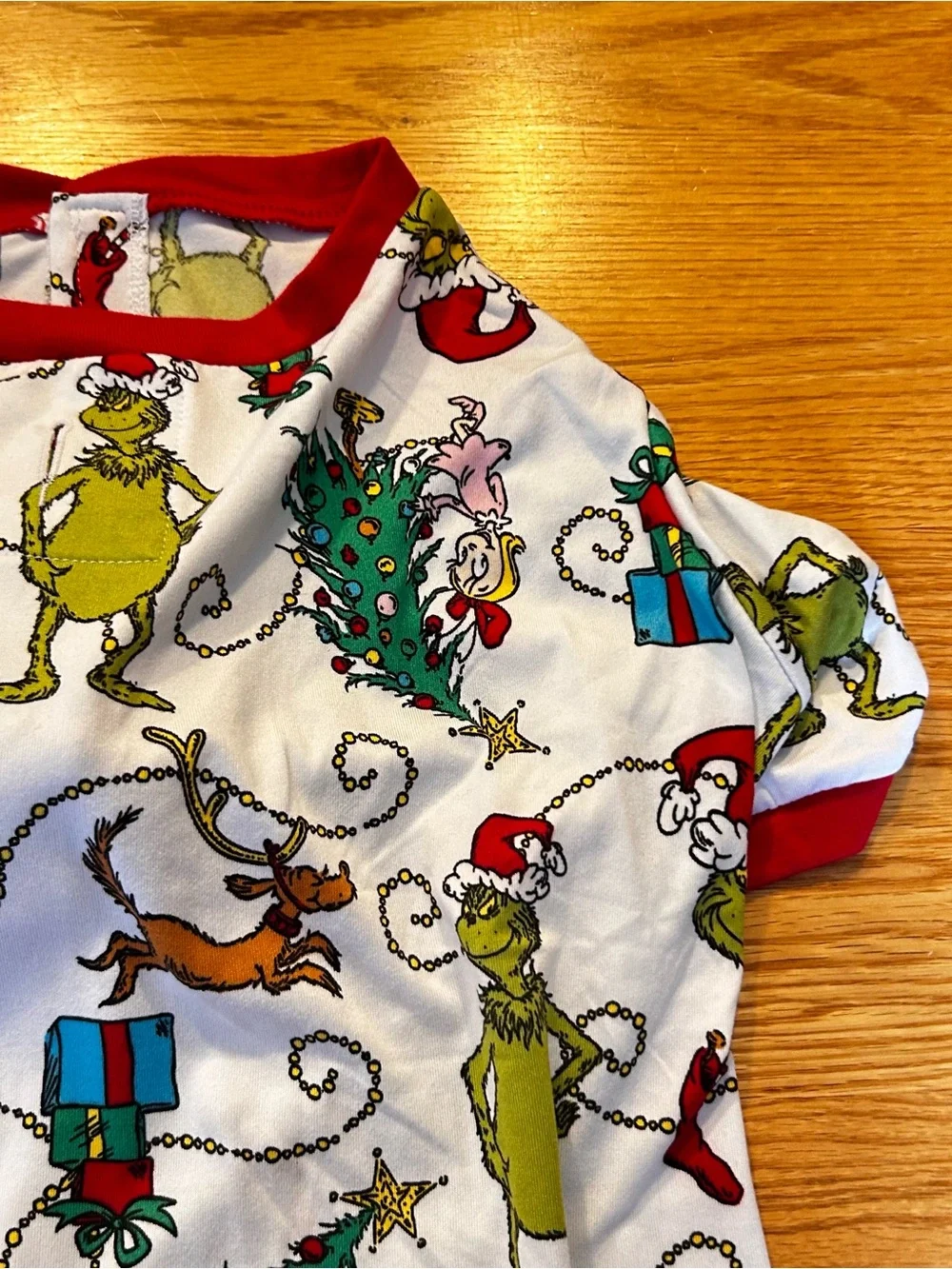 Dr. Seuss The Grinch Dog Christmas Pajamas Size Large NWT